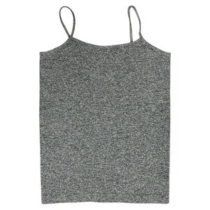 Sugarlips kid’s seamless spaghetti strap camisole cami heather gray grey NEW